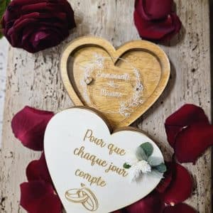 Boîte porte alliances