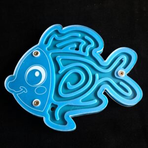 Labyrinthe double (recto verso) petit poisson