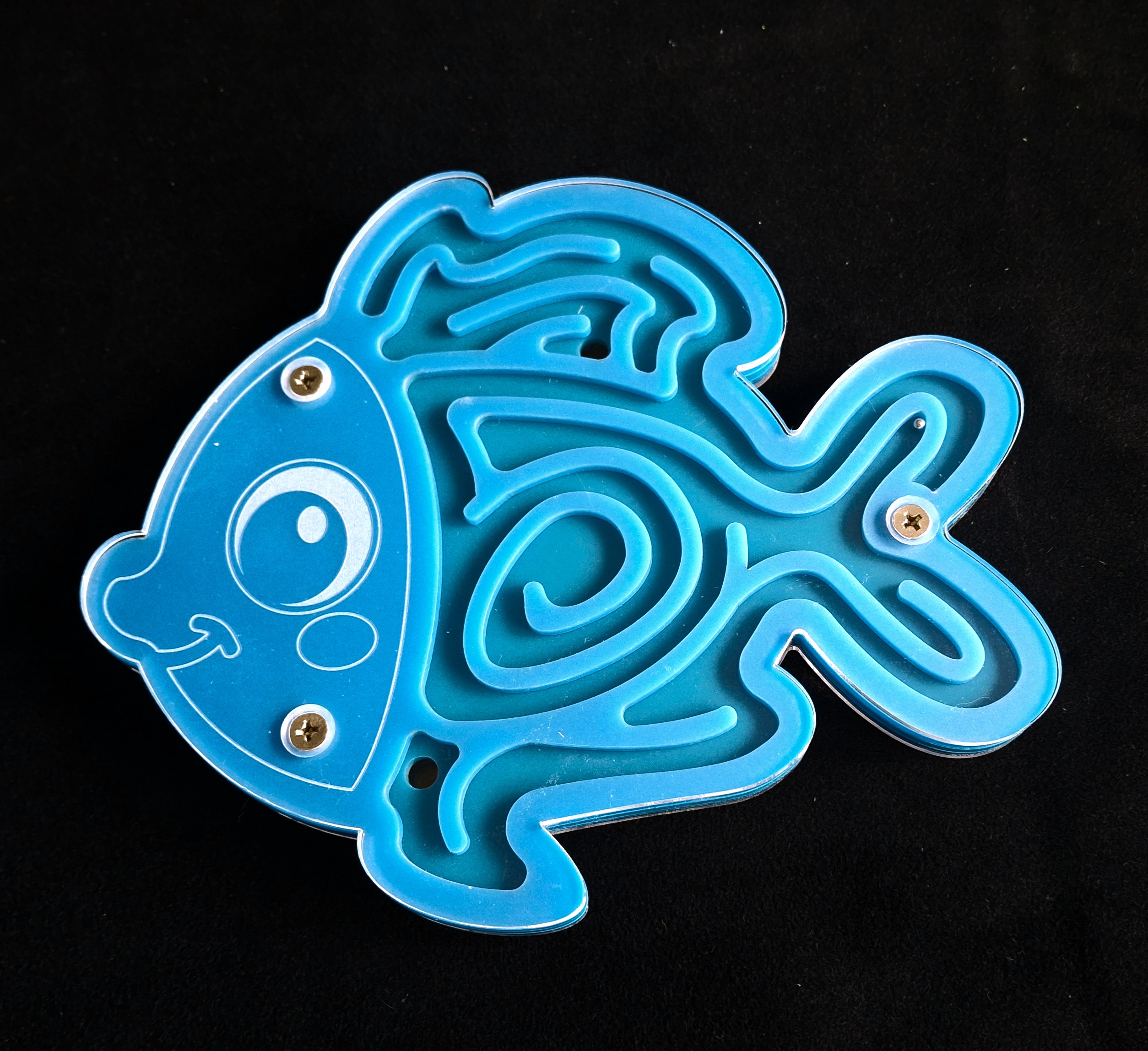 Labyrinthe double (recto verso) petit poisson